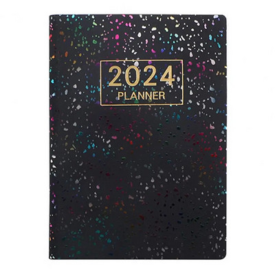 Laser Agenda 2024 Planner Notebook Cuadernos Cahier Colorful Notebook Planner 2024 Journal Libretas Diary Cuaderno Notebooks