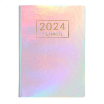 Laser Agenda 2024 Planner Notebook Cuadernos Cahier Colorful Notebook Planner 2024 Journal Libretas Diary Cuaderno Notebooks