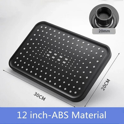 Κεφαλή ντους βροχής Μεγάλης ροής Υπερφόρτιση Κεφαλή ντους βροχής Ανταλλακτικά Μπάνιου Μπάνιου Αξεσουάρ Ξενοδοχείου ντους