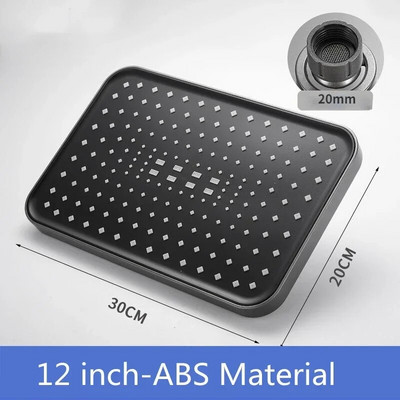 Κεφαλή ντους βροχής Μεγάλης ροής Υπερφόρτιση Κεφαλή ντους βροχής Ανταλλακτικά Μπάνιου Μπάνιου Αξεσουάρ Ξενοδοχείου ντους