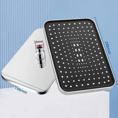 Κεφαλή ντους βροχής Μεγάλης ροής Υπερφόρτιση Κεφαλή ντους βροχής Ανταλλακτικά Μπάνιου Μπάνιου Αξεσουάρ Ξενοδοχείου ντους