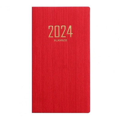 A6 planavimo bloknotas netikros odos viršelis storas popierius, sklandžiai rašomas 2024 m. darbotvarkės sąsiuvinis namų biuro mokyklai