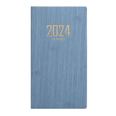 A6 planavimo bloknotas netikros odos viršelis storas popierius, sklandžiai rašomas 2024 m. darbotvarkės sąsiuvinis namų biuro mokyklai