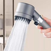 Cap de duș cu 4 moduri Cap de duș de înaltă presiune cu filtru de duș Cabine de duș cu economisire a apei Accesoriu pentru baie
