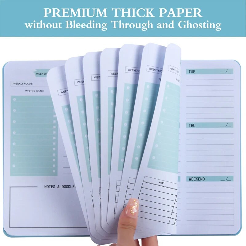 Nädalaplaneerija Agenda A5 märkmikuplaneerija kott 52 nädala plaanija Ajakava kirjatarbed Kooli kontoritarbed Kirjatarbed