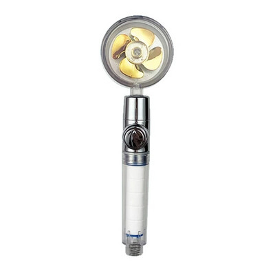 Ακροφύσιο φίλτρου μπάνιου κεφαλής ντους VILOYI Ακροφύσιο φίλτρου μπάνιου με κεφαλή ντους υψηλής πίεσης Turbo προπέλα χειρός