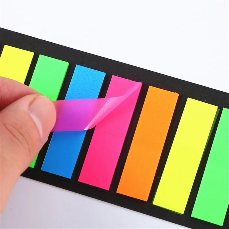 Ins Style Fluorescence Self-Adhesive Memo Pad Αυτοκόλλητες σημειώσεις Σημειώσεις σελιδοδείκτης Φοιτητικά επιστολόχαρτα Είδη γραφείου