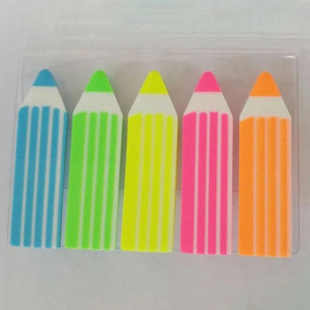 Цветни лепкави класификационни маркери Полупрозрачни цветни прозрачни практични за офис и училищни пособия