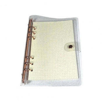 Diary Shell Universal φορητό αδιάβροχο A5 A6 6 Ring Binder Rose Golden Κάλυμμα Notebook Κέλυφος σημειωματάριου για το σχολείο