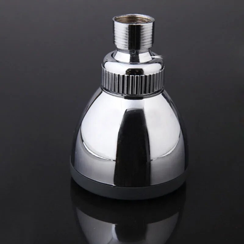 1 tk dušiotsik ABS Chrome käeshoitav vett säästev ümmargune dušisegistipea universaalne vannitoa SPA dušipea vannituppa