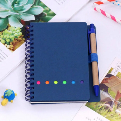 Φάκελος αρχείου σημειωματάριου με αυτοκόλλητα ετικετών Φάκελος αρχείου σημειωματάριου με επαναγεμιζόμενο περιοδικό χαρτικών