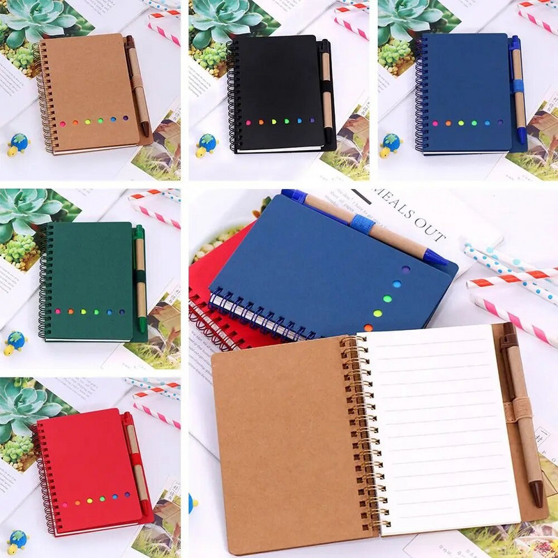 Φάκελος αρχείου σημειωματάριου με αυτοκόλλητα ετικετών Φάκελος αρχείου σημειωματάριου με επαναγεμιζόμενο περιοδικό χαρτικών