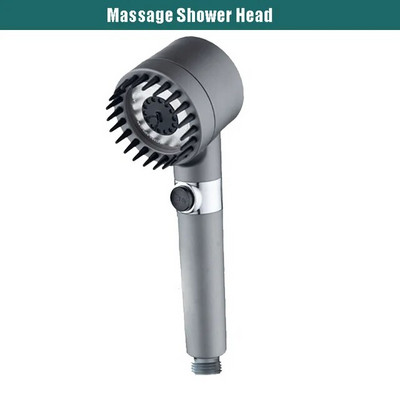 Νέο Zai Xiao με 3 λειτουργίες Ρυθμιζόμενη κεφαλή ντους 4 σε 1 Μασάζ ντους υψηλής πίεσης εξοικονόμησης νερού Μπάνιο με ακροφύσιο ψεκασμού ενός κλειδιού