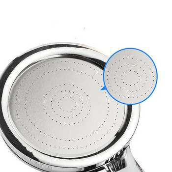 1PC Душ слушалка с дюза под налягане ABS Аксесоари за баня Високо налягане Спестяване на вода Дъжд Хромирана душ слушалка