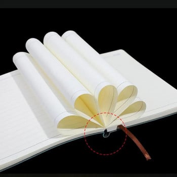 Тетрадка за планиране Хартиена тетрадка с колан за отметки Тетрадка с прозрачни ивици за домашно училище fournitures scolaires