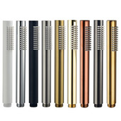 Žalvarinė rankinė dušo galvutė, šlifuota auksinė rankinė dušo galvutė Nikelinis vonios purkštukas Matinis juodas rožinis auksinis rankinis dušo chromas