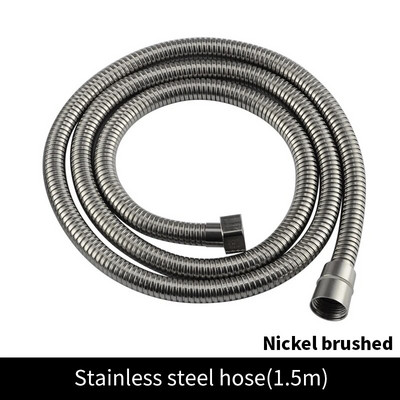 Žalvarinė rankinė dušo galvutė, šlifuota auksinė rankinė dušo galvutė Nikelinis vonios purkštukas Matinis juodas rožinis auksinis rankinis dušo chromas