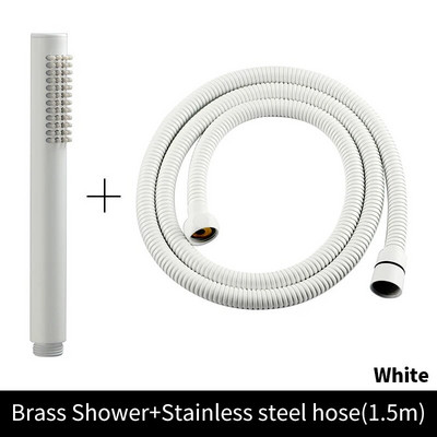 Žalvarinė rankinė dušo galvutė, šlifuota auksinė rankinė dušo galvutė Nikelinis vonios purkštukas Matinis juodas rožinis auksinis rankinis dušo chromas