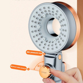 Дропшиппинг двустранна уникална душ слушалка за баня 3 струи Водоспестяваща филтрираща душ глава