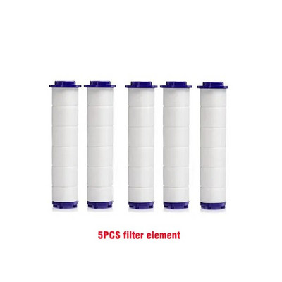 Turbo 360 μοιρών περιστροφής ανεμιστήρας κεφαλής ντους με φίλτρο υψηλής πίεσης σπρέι εξοικονόμησης νερού Φίλτρα κεφαλής ντους Αξεσουάρ μπάνιου