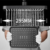 Suure vooluhulgaga ülelaadimine vihmasadu dušipea vihmasadu dušipea Vannitoa segisti asendusosad Avaleht Hotelli dušitarvikud