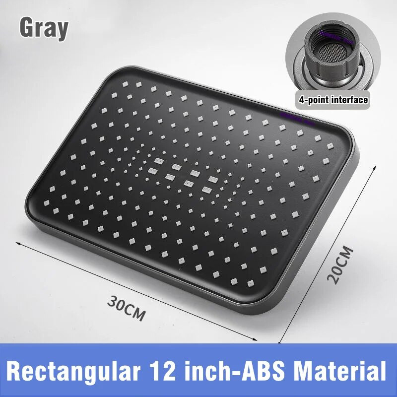 Suure vooluhulgaga ülelaadimine vihmasadu dušipea vihmasadu dušipea Vannitoa segisti asendusosad Avaleht Hotelli dušitarvikud