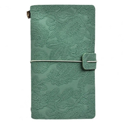 Σημειωματάριο ταξιδιού A6 Vintage ανάγλυφο σημειωματάριο χειροτεχνίας 3D κάλυμμα δαντέλας Αντικαταστάσιμο σχολικό ημερολόγιο αποκομμάτων ημερολογίου μαθητών