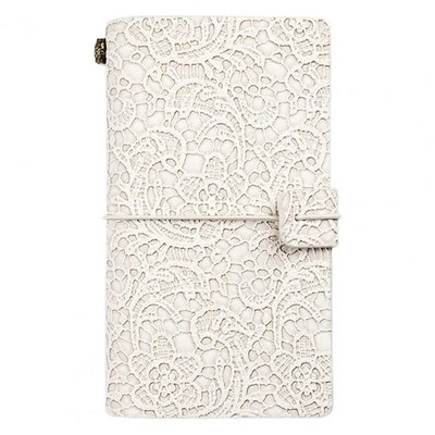 Σημειωματάριο ταξιδιού A6 Vintage ανάγλυφο σημειωματάριο χειροτεχνίας 3D κάλυμμα δαντέλας Αντικαταστάσιμο σχολικό ημερολόγιο αποκομμάτων ημερολογίου μαθητών