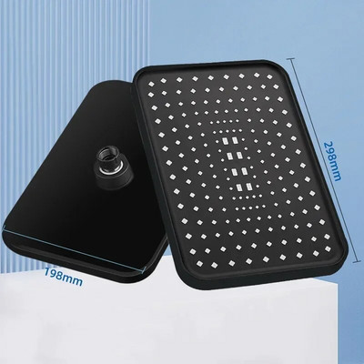 4 režimų reguliuojama dušo galvutė aukšto slėgio vandenį taupantis dušo maišytuvas su savaime išsivalančiais vieno mygtuko „Cut Shift“ vonios kambario priedais