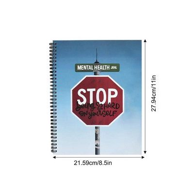Protas Psichikos sveikatos užrašų knygelė Savidrausmės dienoraštis Padidinkite laimę Sąsiuviniai Savitarnos planavimo priemonė Mokykliniai reikmenys Daugiau laimės