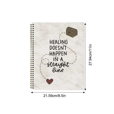 Protas Psichikos sveikatos užrašų knygelė Savidrausmės dienoraštis Padidinkite laimę Sąsiuviniai Savitarnos planavimo priemonė Mokykliniai reikmenys Daugiau laimės