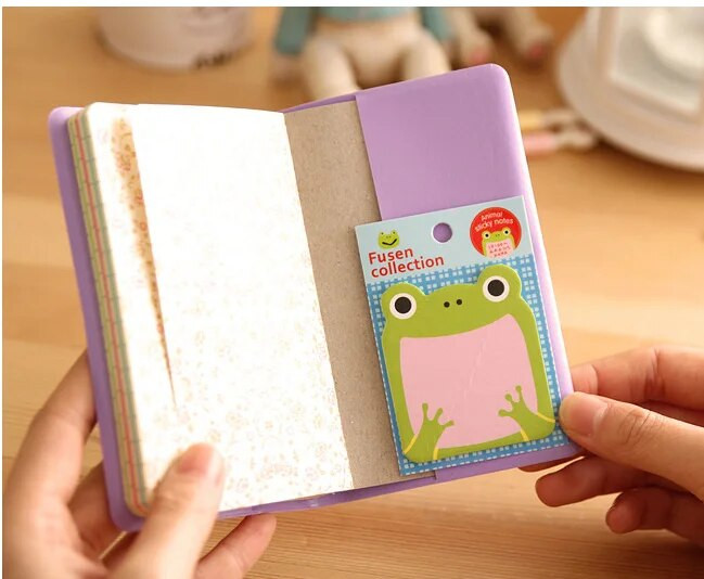 Armsad loomad Kleebised Märkmed Memoleht Märkmik kassi panda Kingitus Kirjatarbed Escolar Papelaria koolitarbed