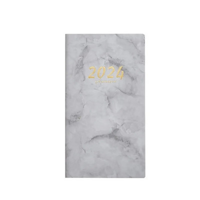 2024 Planner`s Notebook Kirjatarvete märkmik marmormustriga
