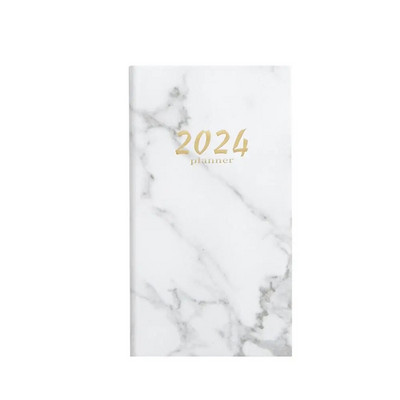 2024 Planner`s Notebook Kirjatarvete märkmik marmormustriga