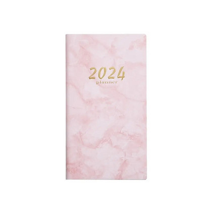 2024 Planner`s Notebook Kirjatarvete märkmik marmormustriga