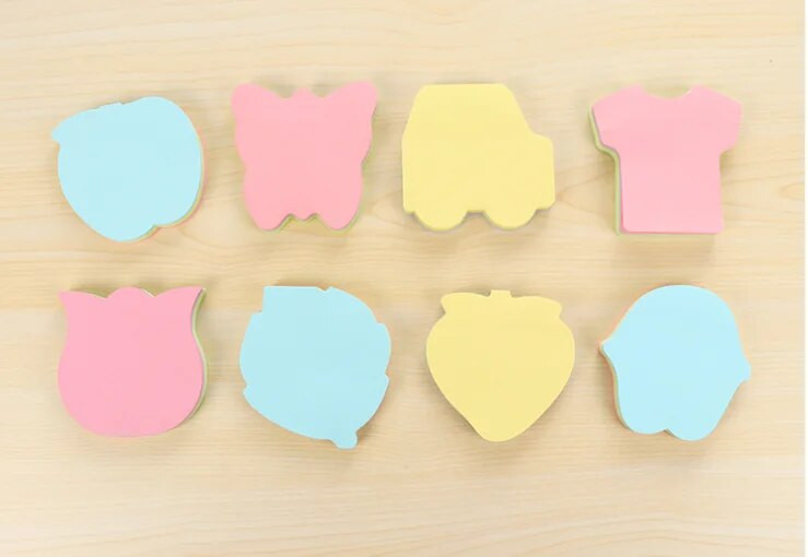 Kreativna ljubav Jednobojne naljepnice Ljepljive bilješke Memo blok Bilježnica Poklon Papirnice Escolar Papelaria Školski pribor