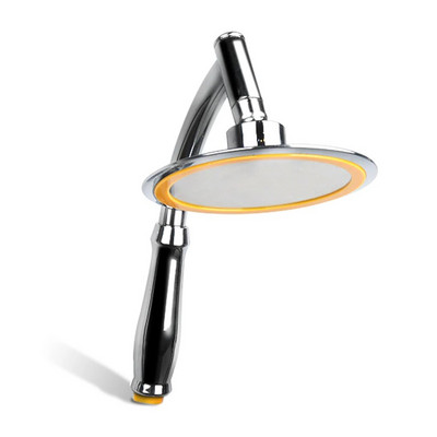 RecabLeght 9 ιντσών υψηλής πίεσης 360 Ρυθμιζόμενο μεγάλο στρογγυλό ψεκαστήρα βροχοπτώσεων Μπάνιο χειρός ντους