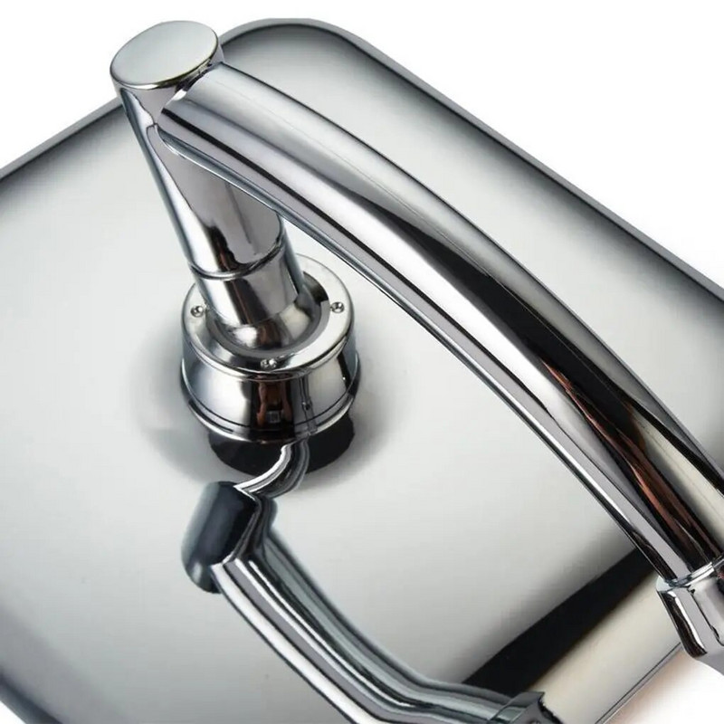 RecabLeght 9 ιντσών υψηλής πίεσης 360 Ρυθμιζόμενο μεγάλο στρογγυλό ψεκαστήρα βροχοπτώσεων Μπάνιο χειρός ντους