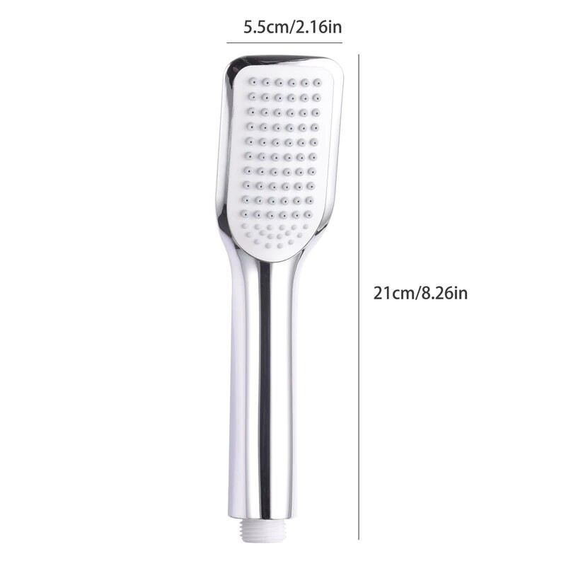 Vieno modelio dušo galvutė plastikinė nešiojama dušo galvutė aukšto slėgio lietaus rankena Vonios priedai Vonios kempingo čiaupų maišytuvas