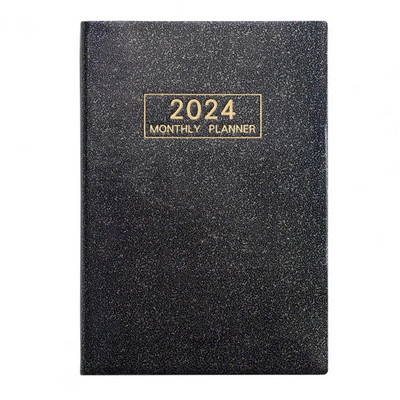 2024 m. planuotojo darbotvarkės užrašų knygelė Aukščiausios kokybės storinto popieriaus savaitės mėnesinių susitikimų knygelė A5 planavimo sąsiuvinis