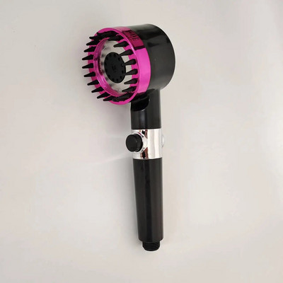 „Premier“ dušo galvutės lietaus aukšto slėgio 3 režimai reguliuojamas purškiklis su masažo šepetėlio filtru, vonios kambario priedais