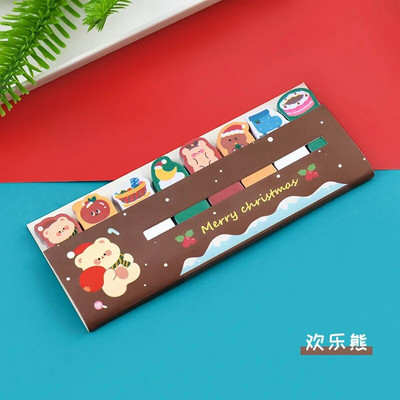 Uued häid jõule Kleepmärkmed Kawaii Isekleepuvad memoplaadid Paberkleebised Kleebised Scrapbooking Kirjatarbed Märkmik