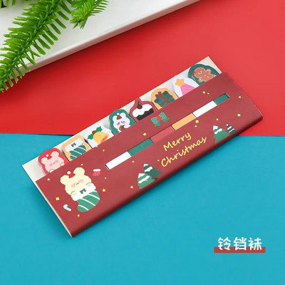 Uued häid jõule Kleepmärkmed Kawaii Isekleepuvad memoplaadid Paberkleebised Kleebised Scrapbooking Kirjatarbed Märkmik