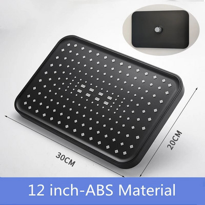 Μεγάλο πάνελ 320 χιλιοστών Μεγάλης ροής Υπερφόρτιση Βροχόπτωσης Τοποθετημένο σε οροφή ντους Κεφαλή ντουζιέρα Υψηλής πίεσης Abs Thicken Μπάνιο Ντους