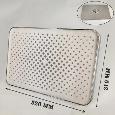 Μεγάλο πάνελ 320 χιλιοστών Μεγάλης ροής Υπερφόρτιση Βροχόπτωσης Τοποθετημένο σε οροφή ντους Κεφαλή ντουζιέρα Υψηλής πίεσης Abs Thicken Μπάνιο Ντους