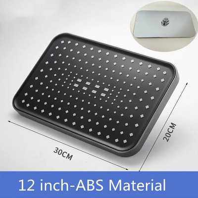 Μεγάλο πάνελ 320 χιλιοστών Μεγάλης ροής Υπερφόρτιση Βροχόπτωσης Τοποθετημένο σε οροφή ντους Κεφαλή ντουζιέρα Υψηλής πίεσης Abs Thicken Μπάνιο Ντους