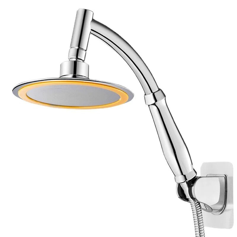 6 ιντσών κεφαλή ντους βροχής υψηλής πίεσης, κεφαλή ντους χειρός 360 ρυθμιζόμενα αξεσουάρ μπάνιου, εξοικονόμηση νερού