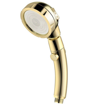 3 Λειτουργίες Υψηλής πίεσης Μεγάλη ώθηση Κεφαλή ντους Εξοικονόμηση νερού Chrome Στρογγυλό ABS Ντους βροχής με κουμπί Stop Αξεσουάρ μπάνιου