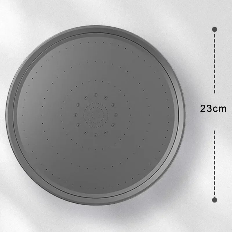 NOVO 6 načina rada kišnog tuša za kupaonicu visokotlačne gornje kišne glave tuša, slavine za tuširanje, dodaci, pištolj siva/crna/srebrna