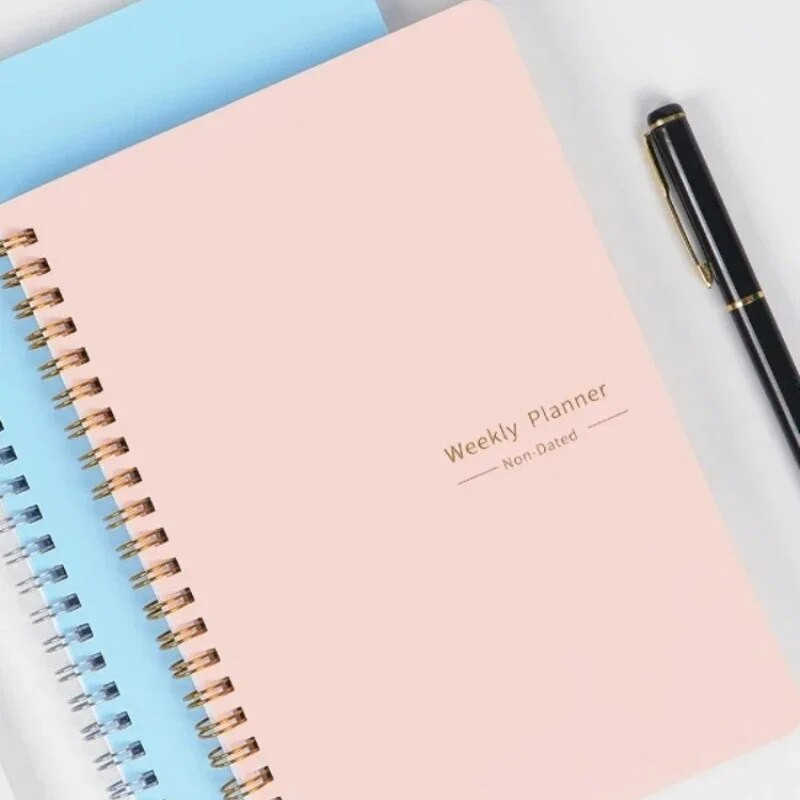 Plánovač úloh A5, diár, plánovač cieľov, návykov, harmonogramov, zápisníky, papiernictvo, kancelária, škola, písacie bloky, školské potreby